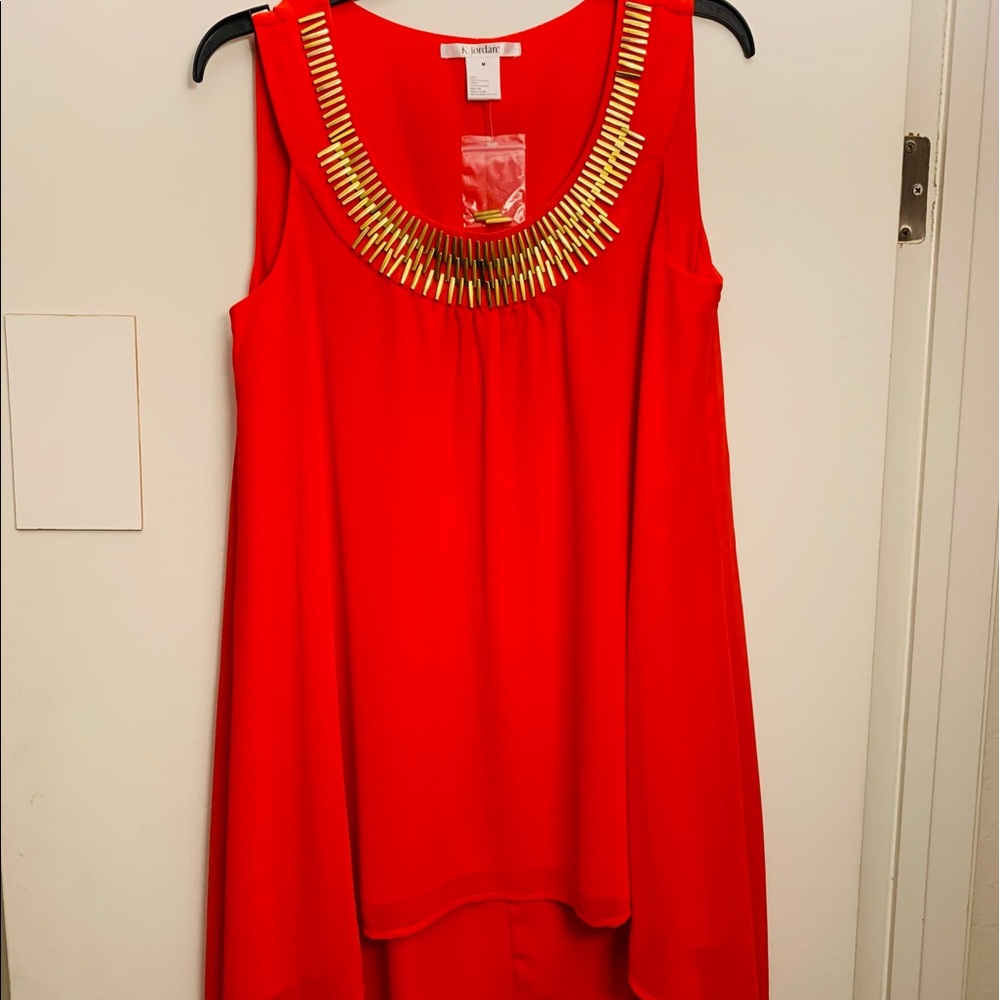Women’s K. Jordan sleeveless flowy top in size medium.